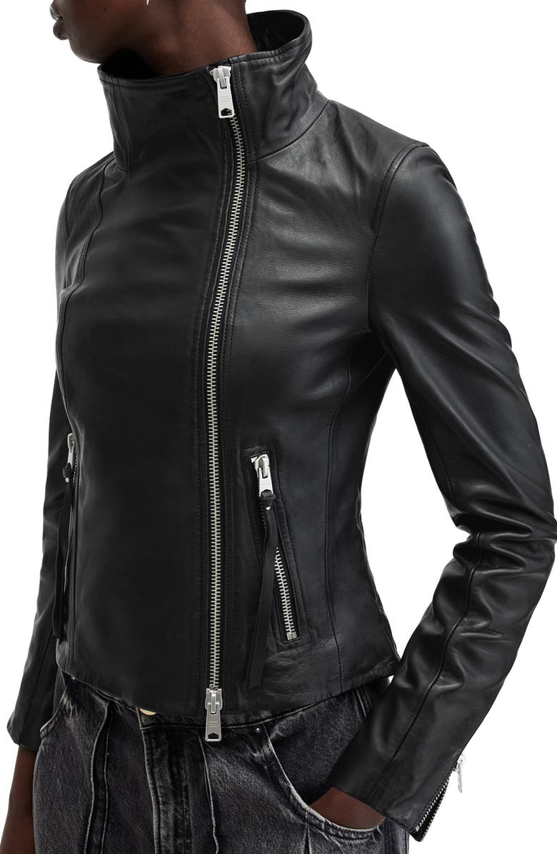 AllSaints Ellis Biker Jacket, Alternate, color,