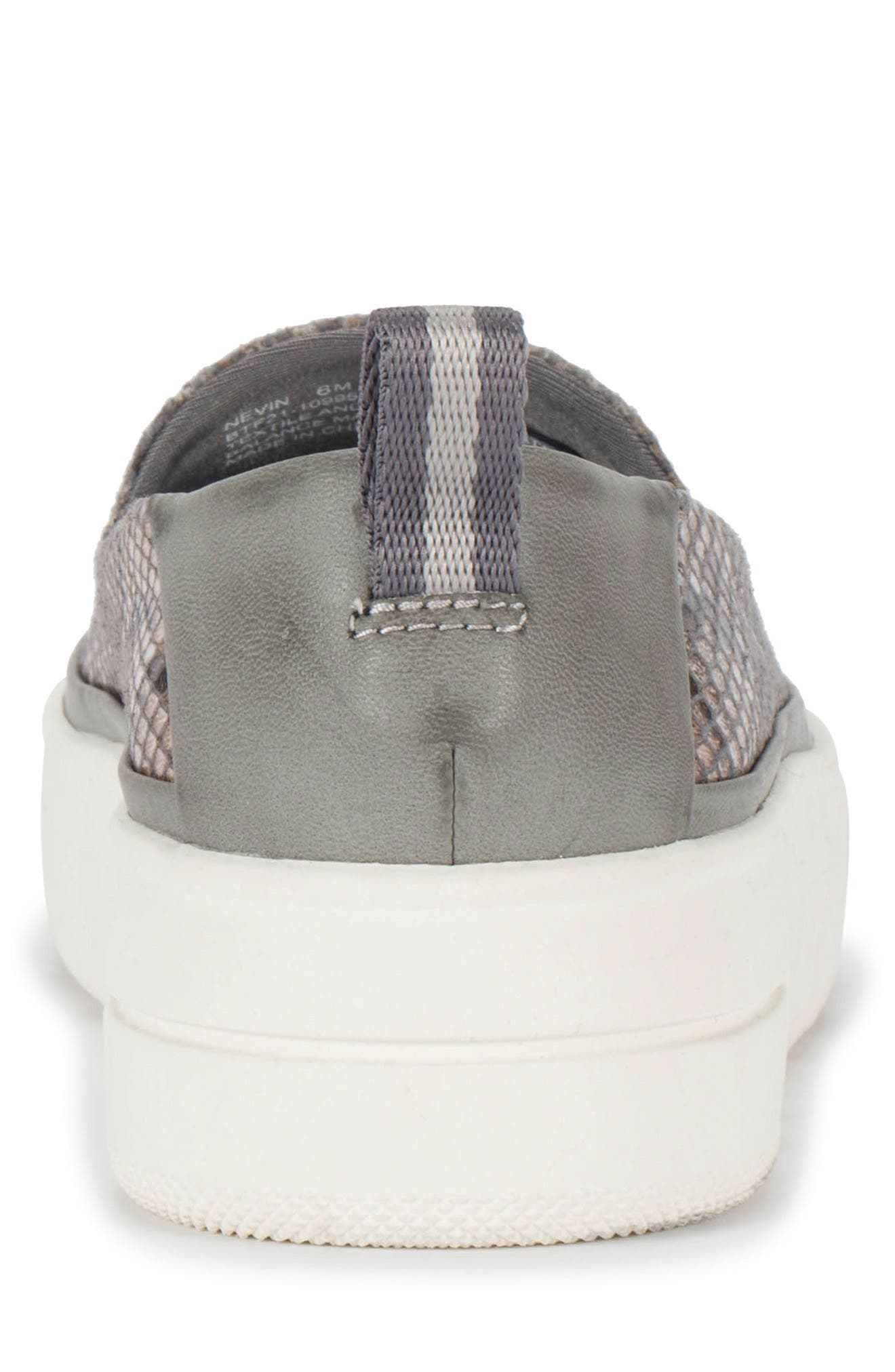 BARETRAPS Nevin Platform Slip-On Sneaker, Alternate, color, Slate Snake