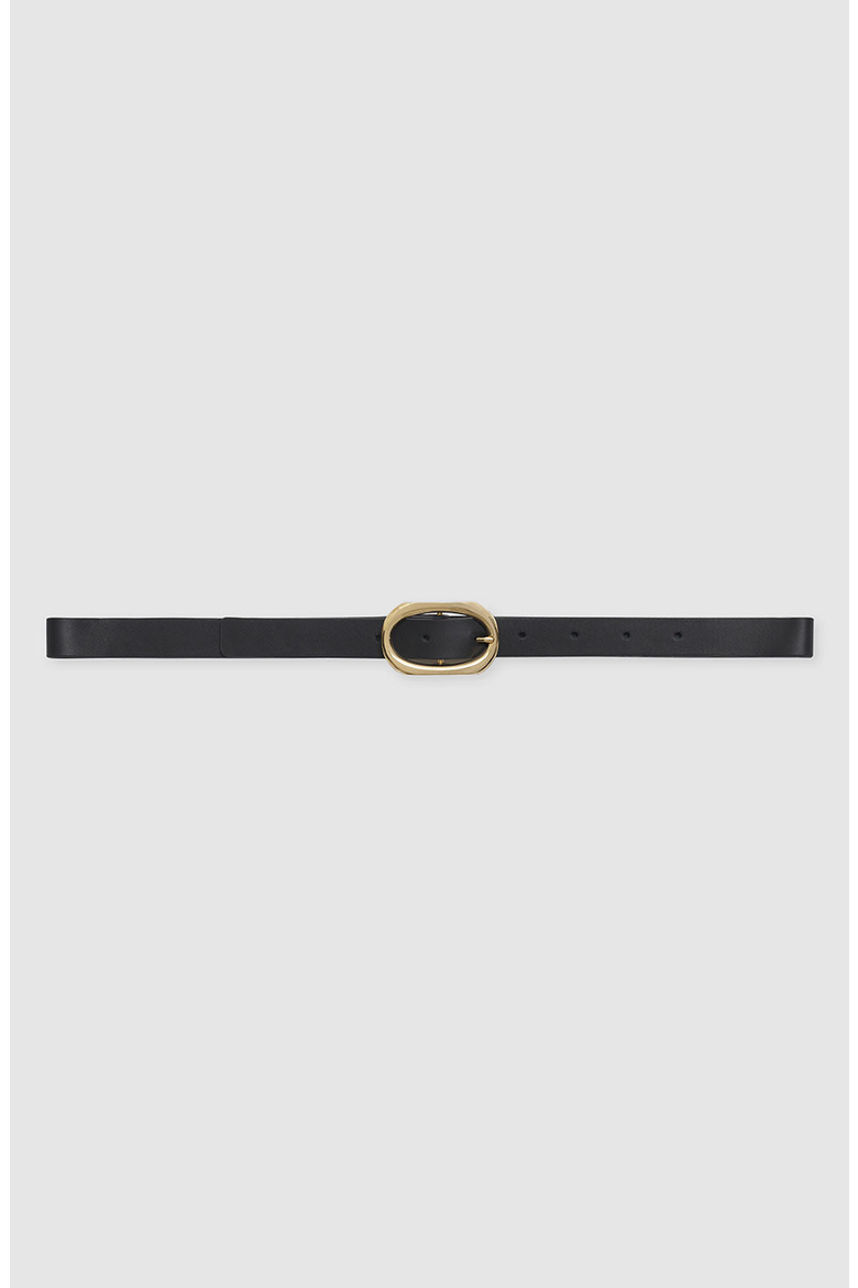Small Signature Link Belt, Main, color, Black / Gold