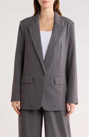 Leith Oversize Peak Lapel Blazer