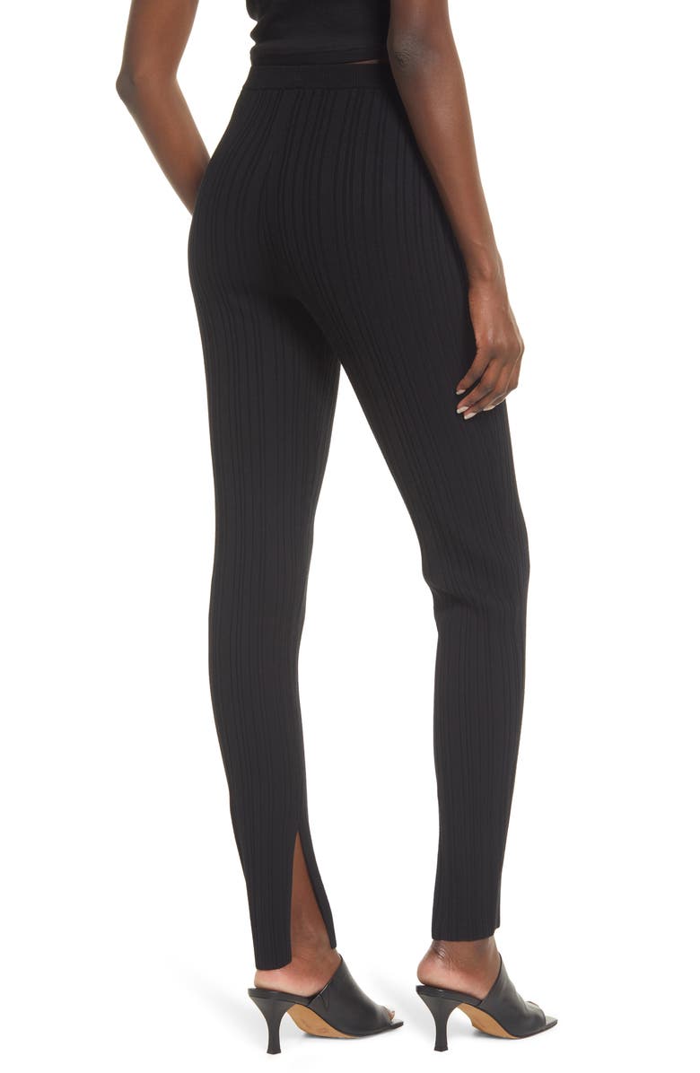 Open Edit Split Hem Sweater Pants, Alternate, color,