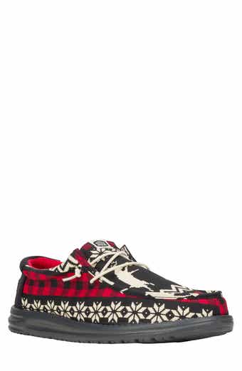 Hey Dude Wally Holiday Moc Toe Slip-On Shoe