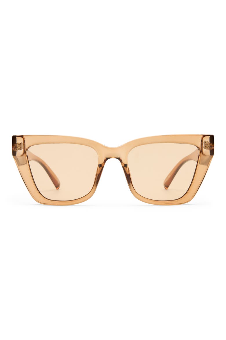 Le Coeur 53mm Cat Eye Sunglasses, Main, color, BARLEY / LATTE TINT