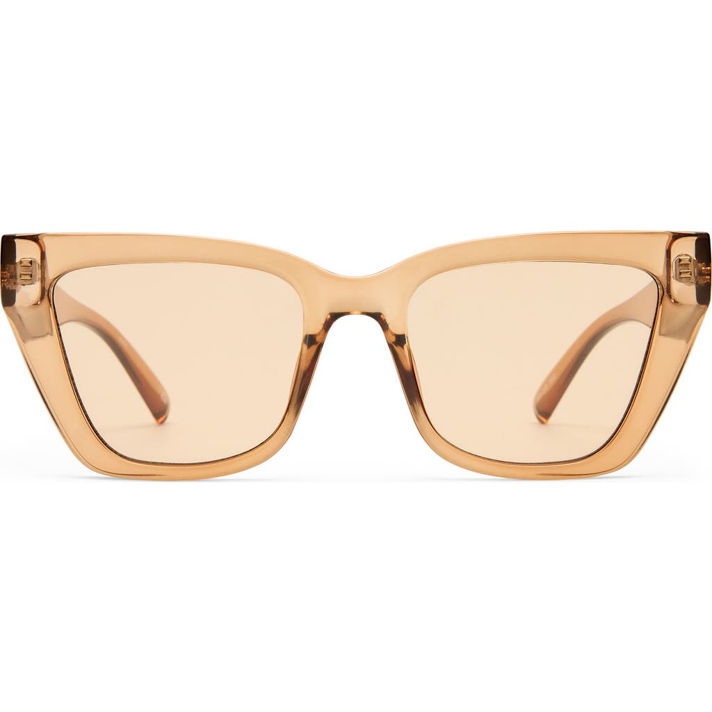 Le Specs Le Coeur 53mm Cat Eye Sunglasses In Neutral
