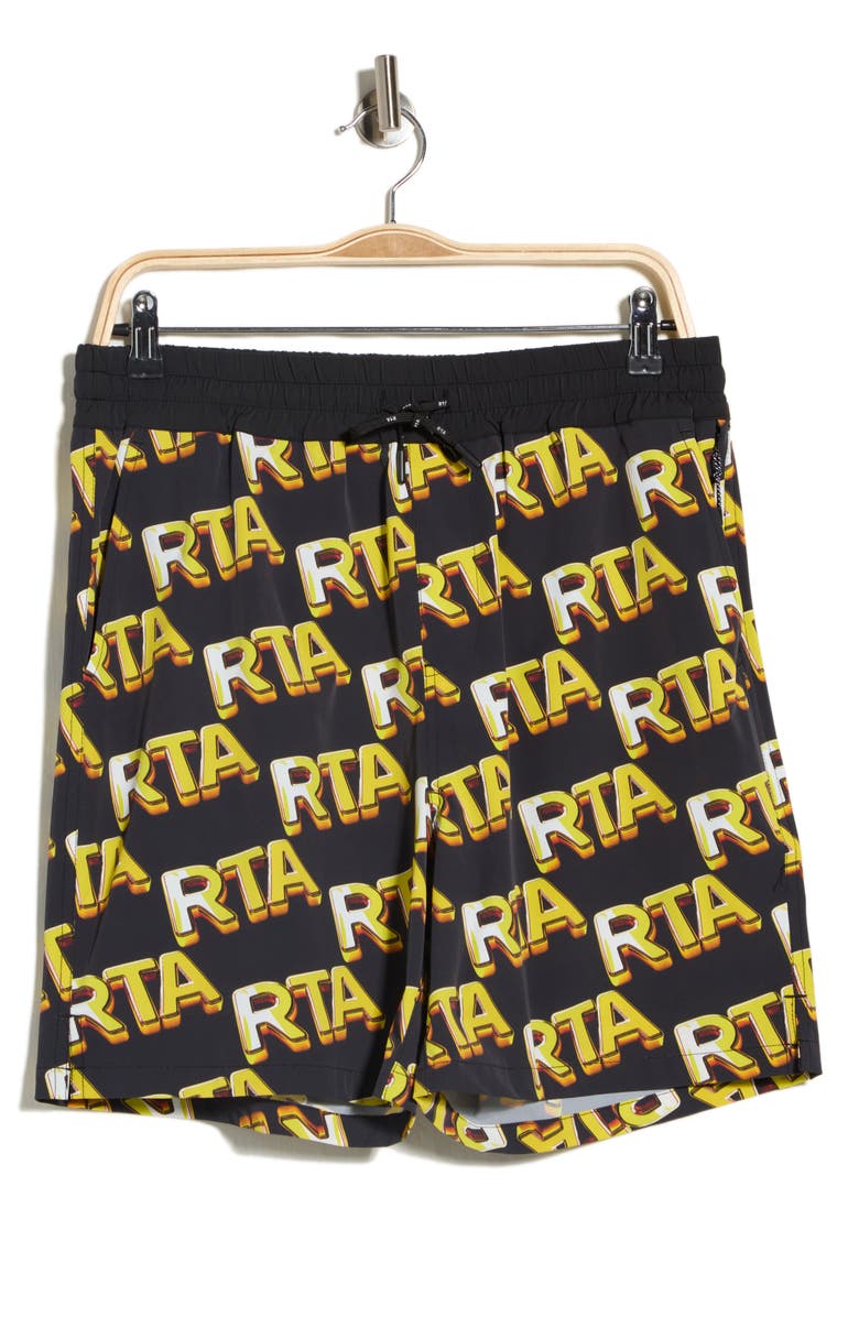 RtA Matt Shorts, Alternate, color, Black Rta Bullion