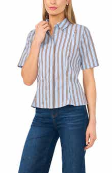 Princess Seam Button-Up Shirt