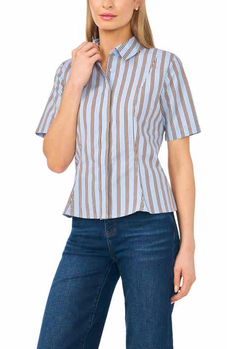 Princess Seam Button-Up Shirt