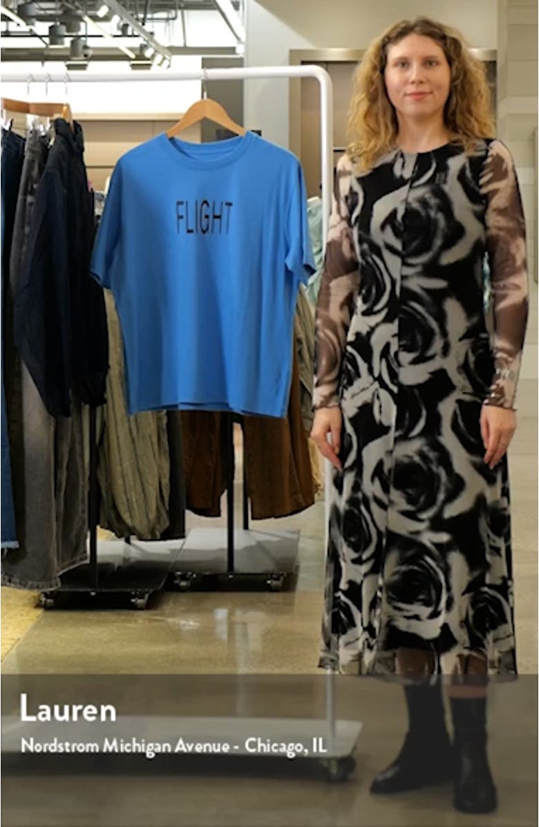 x Darien Birks Artist Series Cotton Graphic T-Shirt, sales video thumbnail