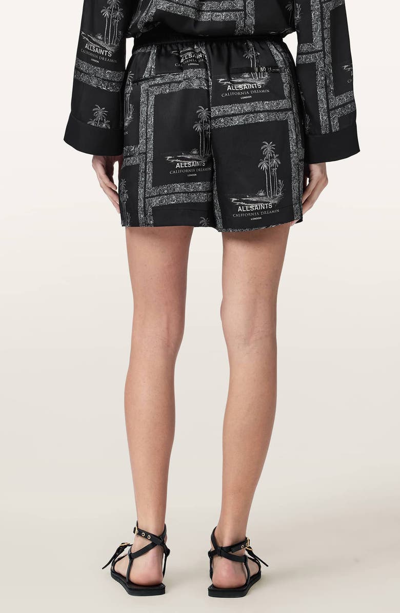 AllSaints Lettie Shorts, Alternate, color, Waimea Black