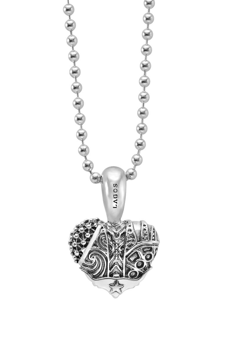 Hearts of Lagos - Texas Long Pendant Necklace, Main, color, HEART OF TEXAS