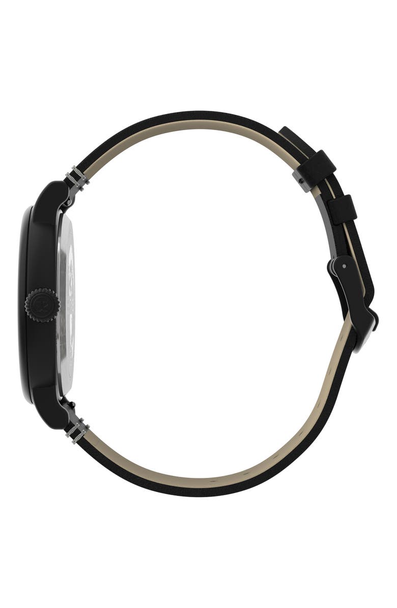 Timex<sup>®</sup> Standard Leather Strap Watch, 40mm, Alternate, color,