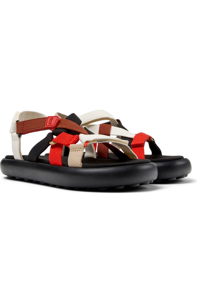Camper Twins Sandal, Main, color, Red
