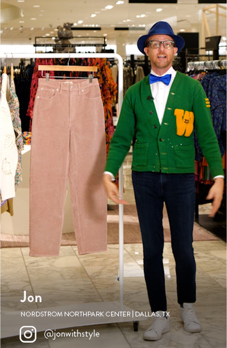 The Perfect Straight Corduroy Pants, sales video thumbnail