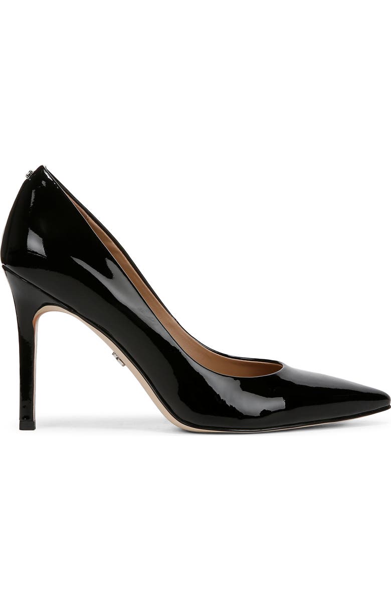 Sam Edelman Hazel Pointed Toe Pump, Alternate, color, Black Shiny Patent