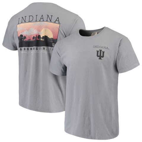 Men's Gray Indiana Hoosiers Comfort Colors Campus Scenery T-Shirt