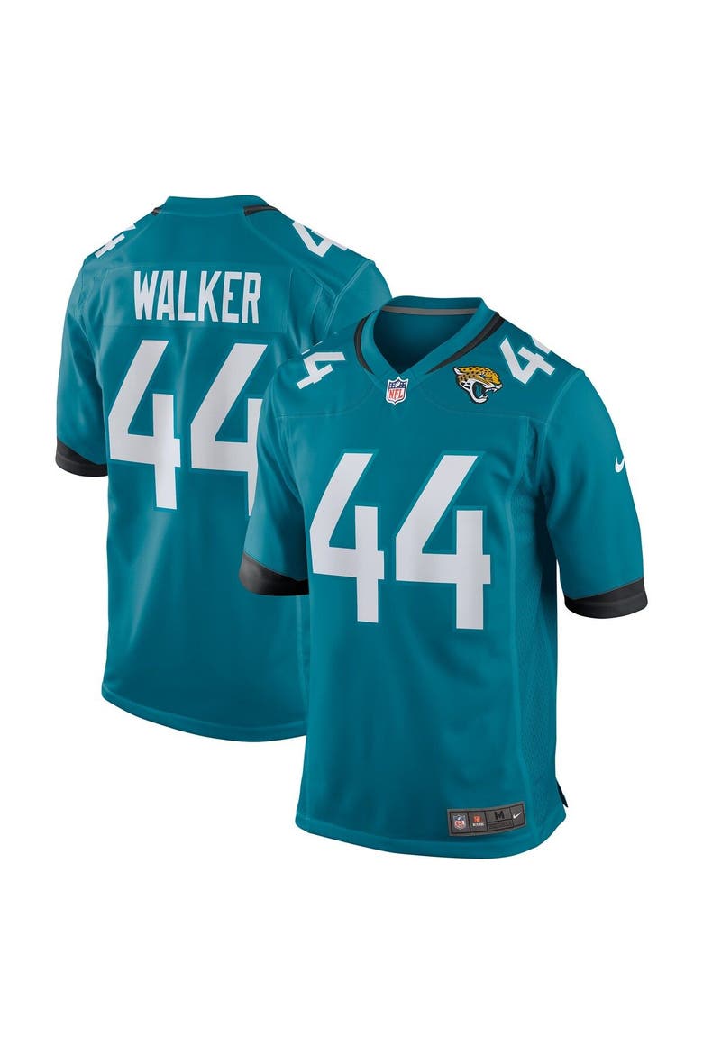 Men's Nike Travon Walker Teal Jacksonville Jaguars Player Game Jersey, Main, color, Teal