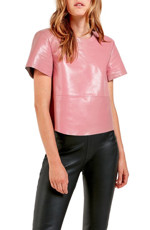 Awaken Recycled Leather T-Shirt