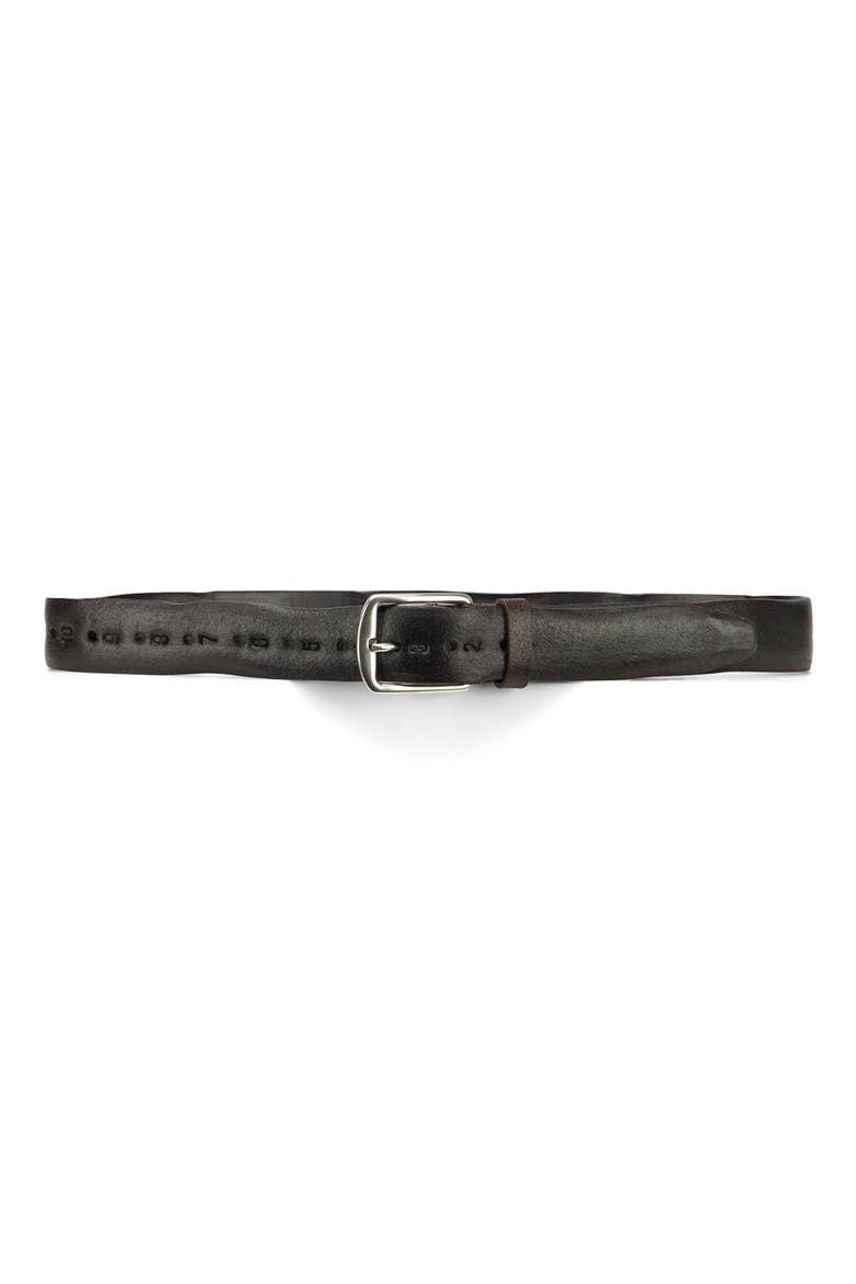 Crockett Leather Belt, Alternate, color, Brown