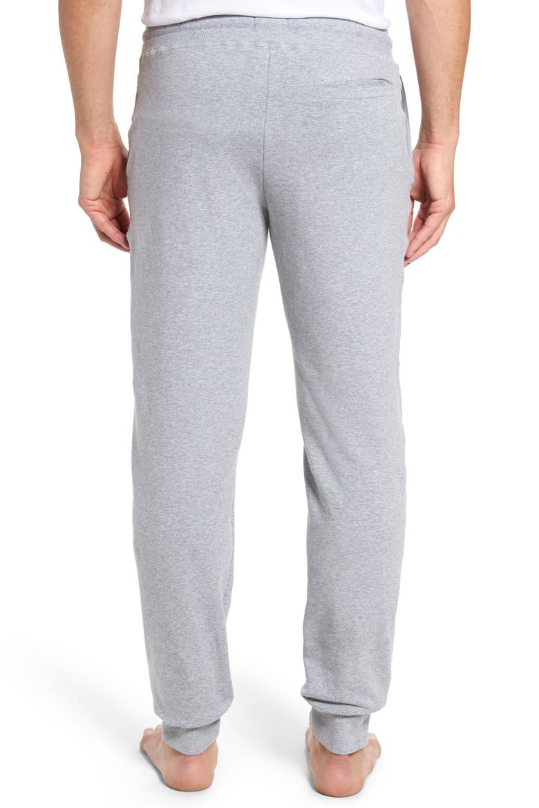 Living Cotton Drawstring Lounge Pants, Alternate, color, GREY MELANGE