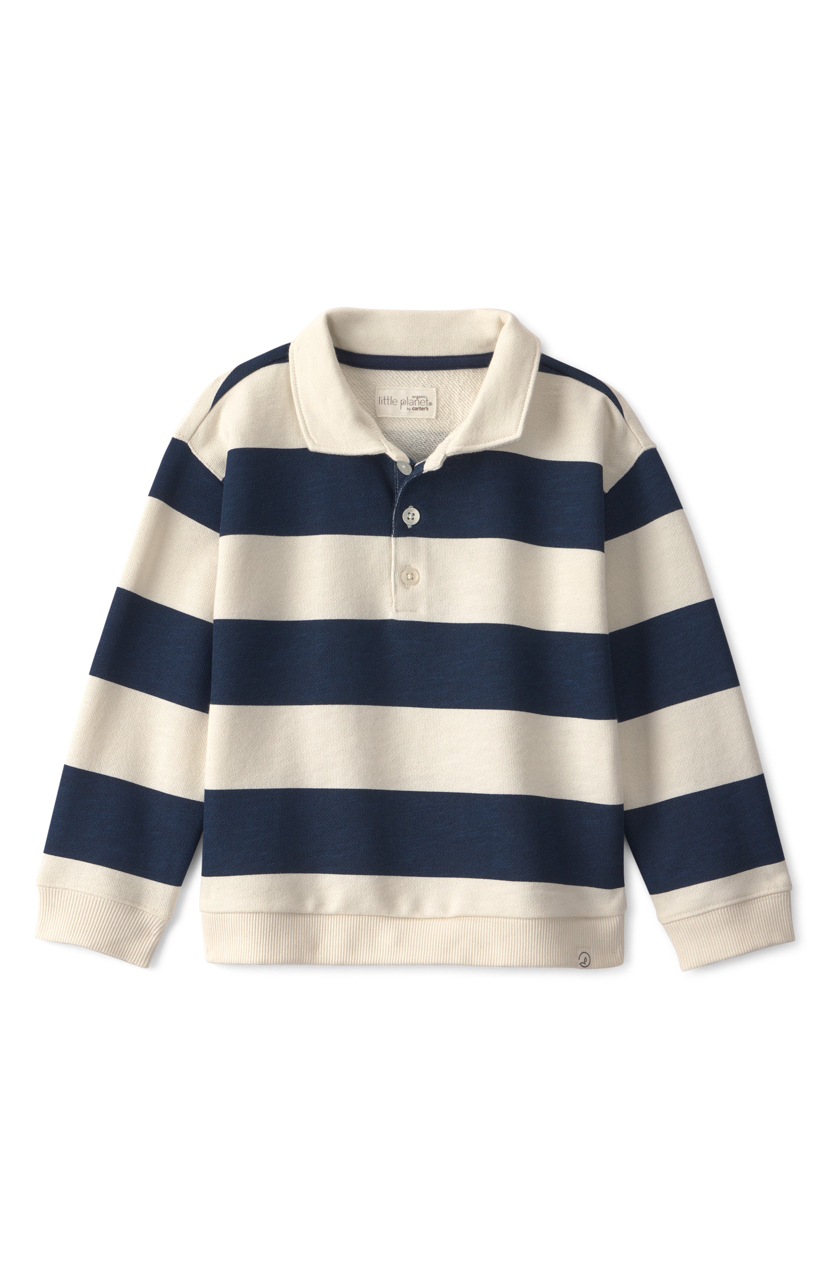 selected LP BLUE RUGBY STRIPE