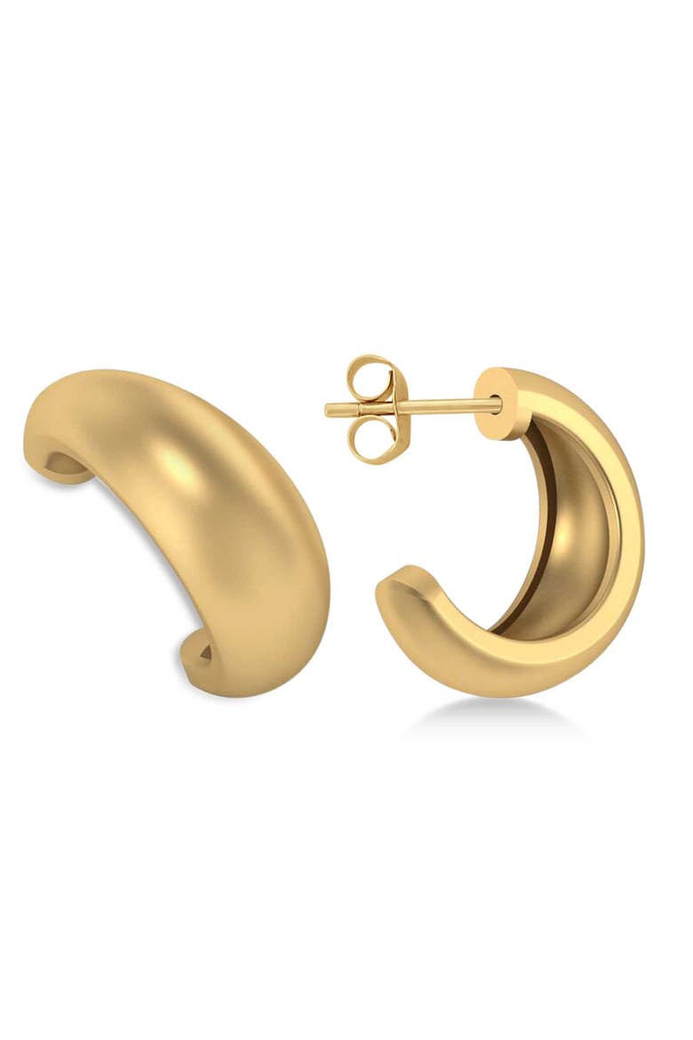 J Hoops Tusk Earrings 14K, Alternate, color, Yellow Gold