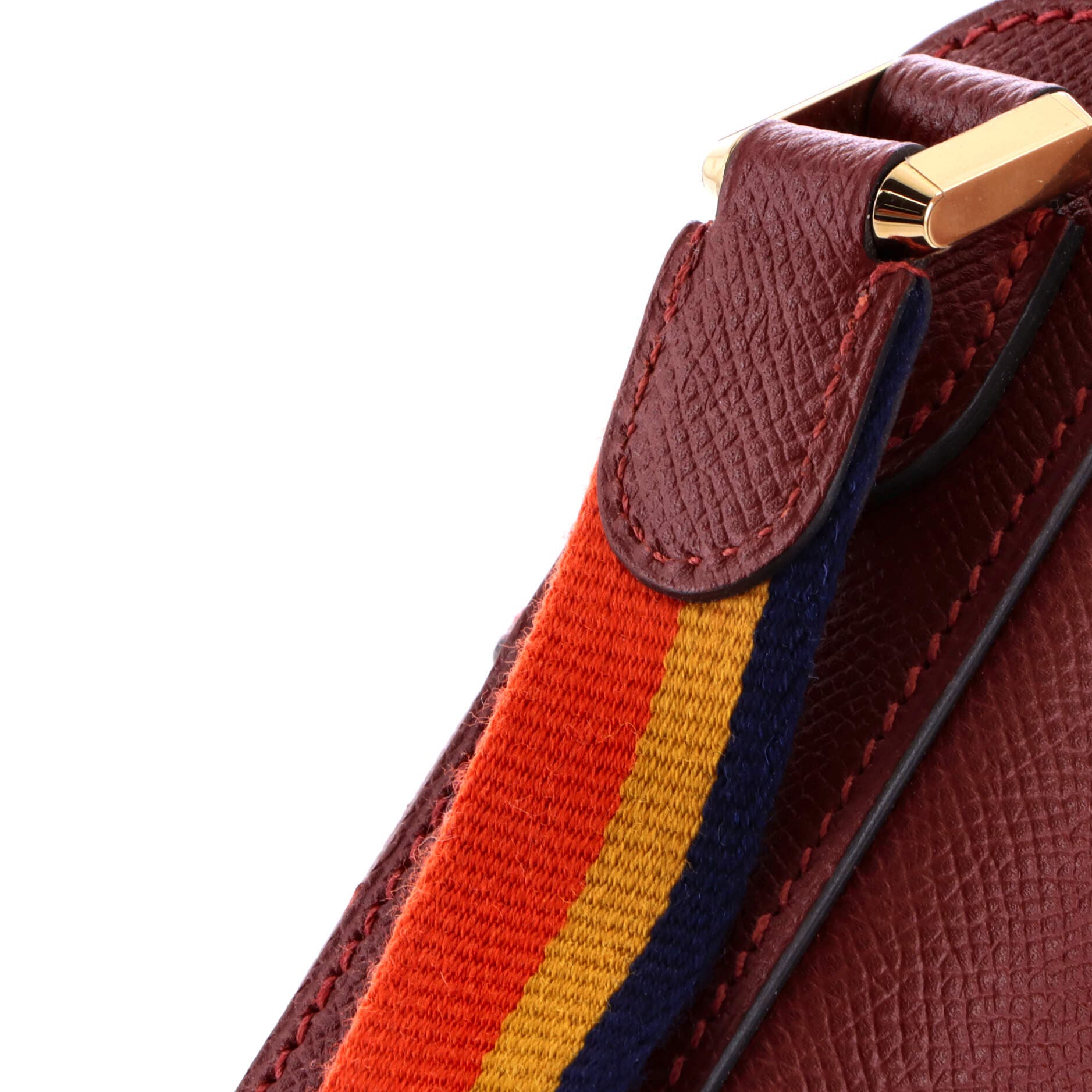 Pre-Owned Hermes Octagone Bag Epsom 23, Alternate, color, Rouge H