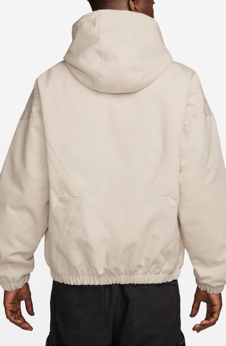 Jordan Flight Draft Hooded Jacket, Alternate, color, Light Ore Wood Brown/ Brown