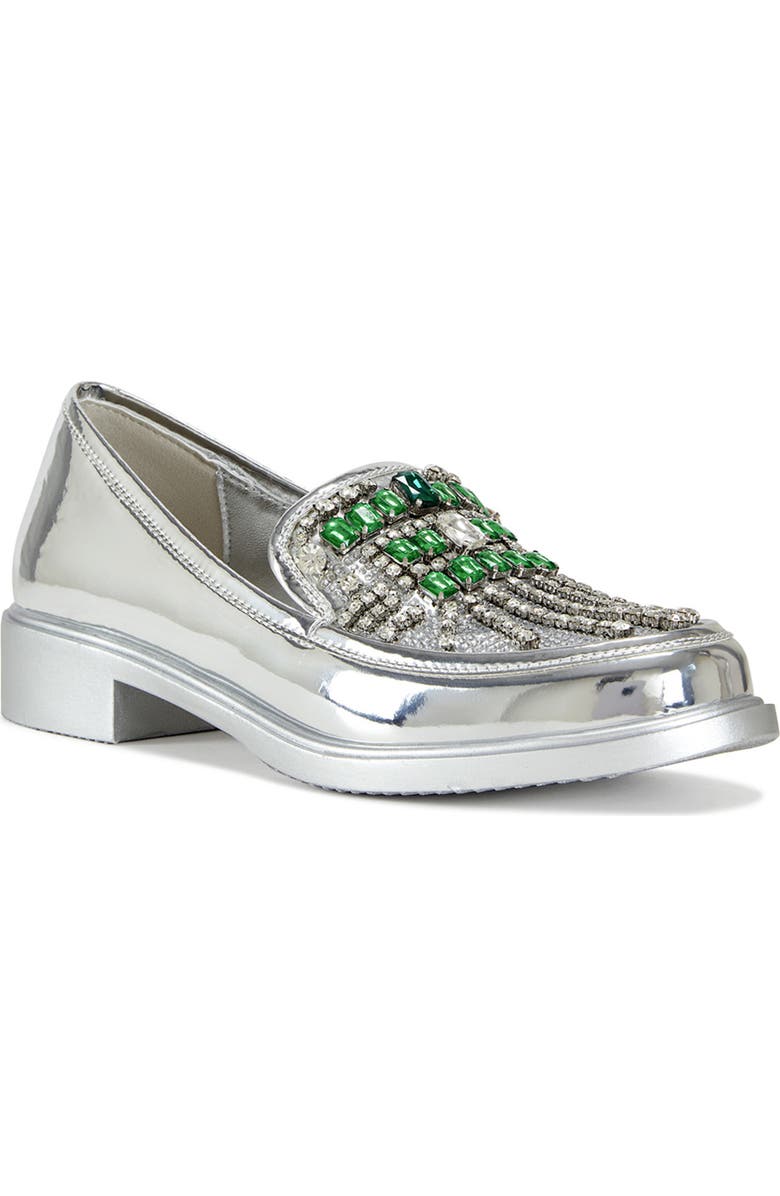 AZALEA WANG Thalassa Loafer, Main, color, Silver