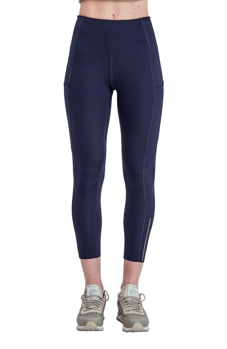 Rebody Active Energy Reflective Silkiflex Legging 21.5", Alternate, color, Cool Navy