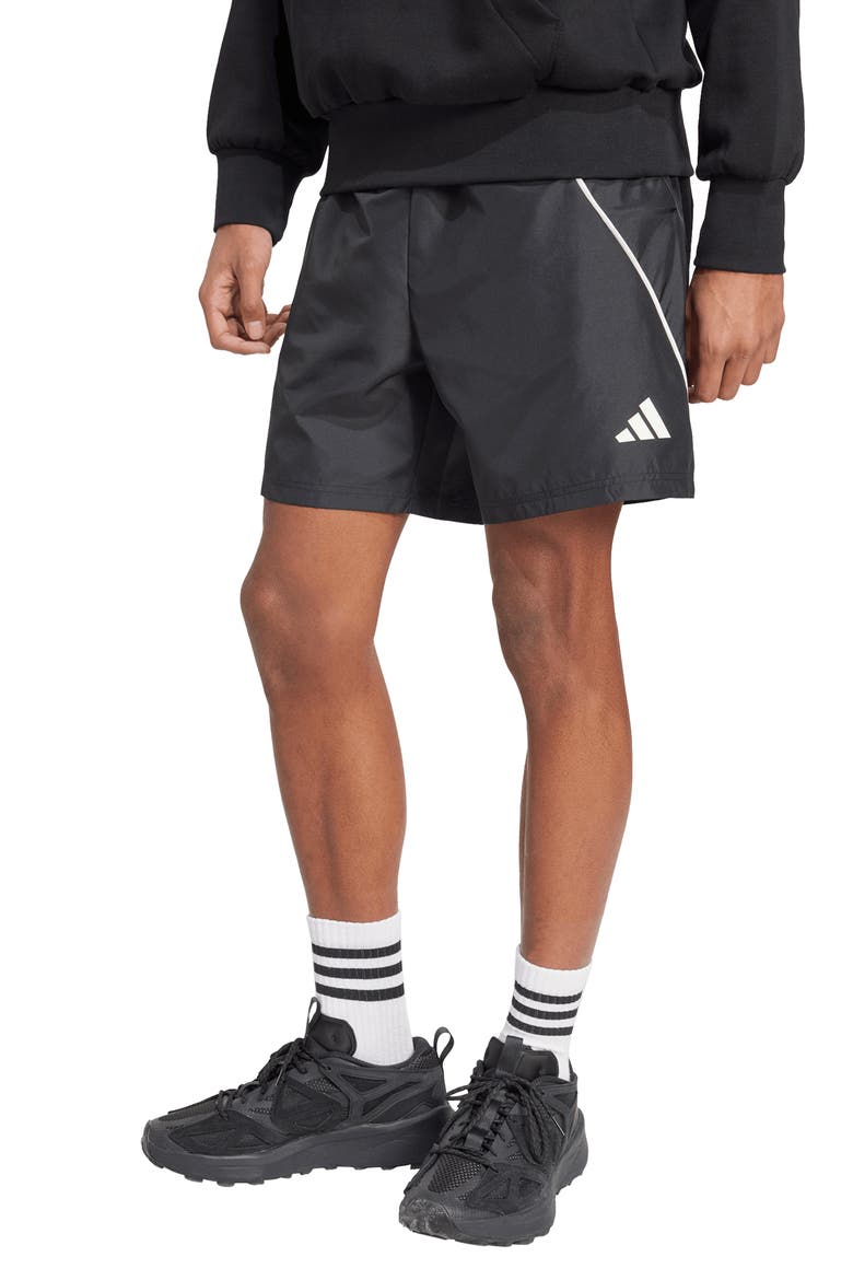 Stadium Shorts, Main, color, BLACK/ OFF WHITE