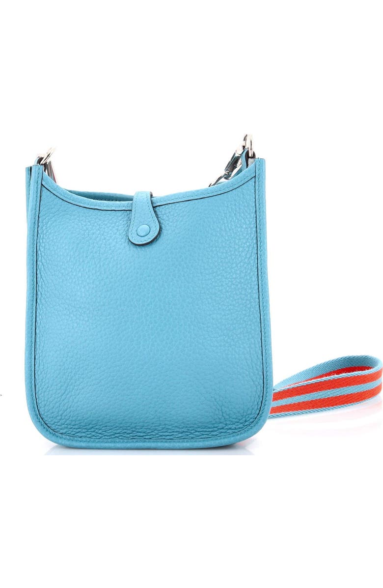 Pre-Owned Hermes Evelyne Bag Gen III Clemence TPM, Alternate, color, Bleu Atoll