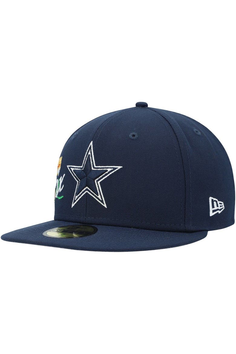 Men's New Era Navy Dallas Cowboys Crown 5x Super Bowl Champions 59FIFTY Fitted Hat, Alternate, color, Navy