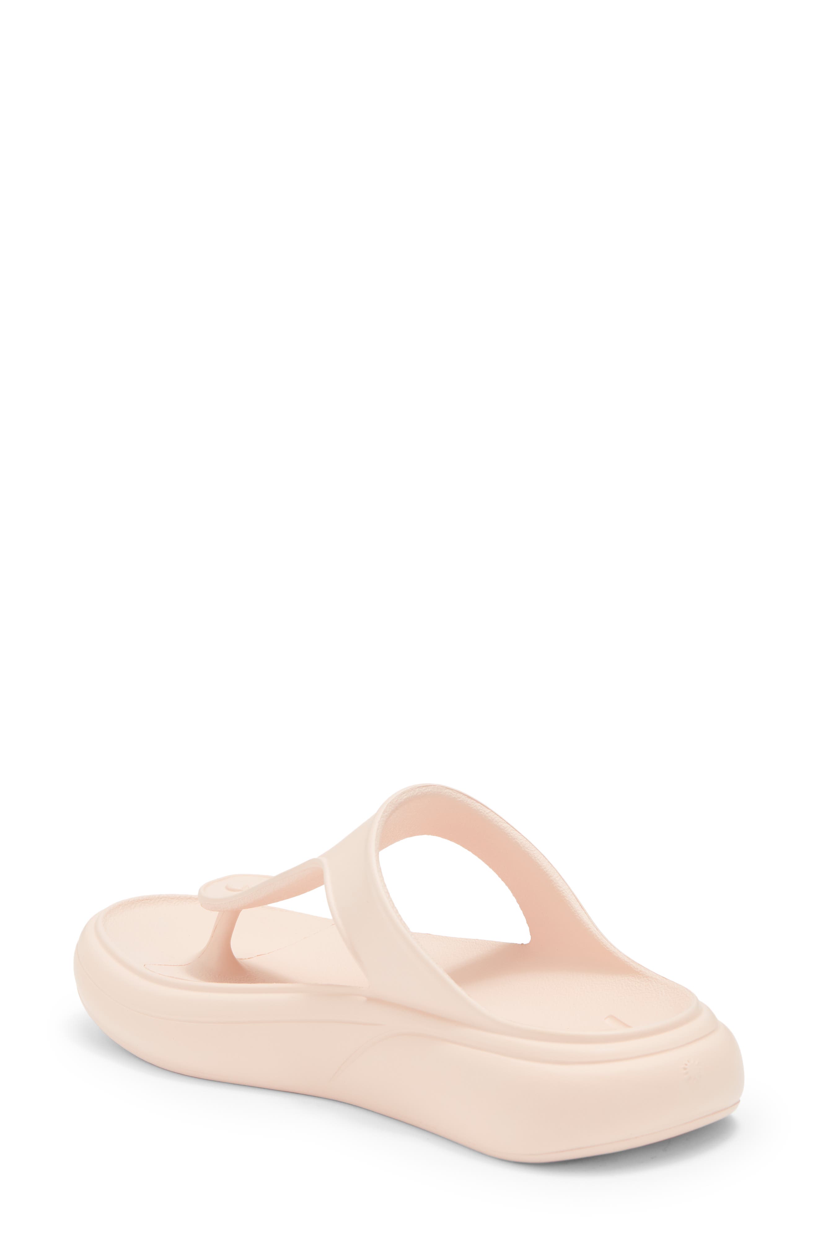 Stuart Weitzman Stuflex T-Strap Slide Sandal, Alternate, color, Rosewater