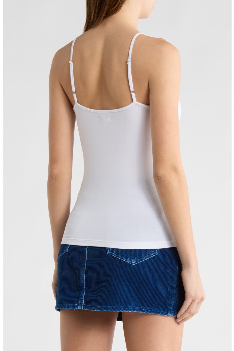 Lavinia Square Neck Camisole, Alternate, color, WHITE