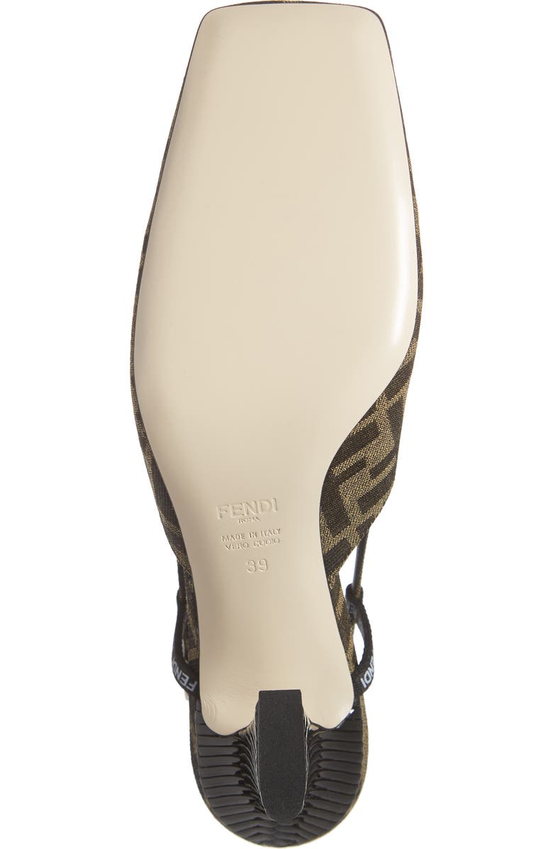 Fendi FFreedom FF Slingback Loafer Pump, Alternate, color,