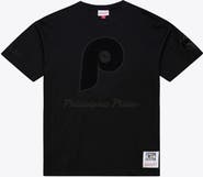 Mitchell & Ness Men Mitchell & Ness Black Philadelphia Phillies Cooperstown Collection Phantom T-Shirt