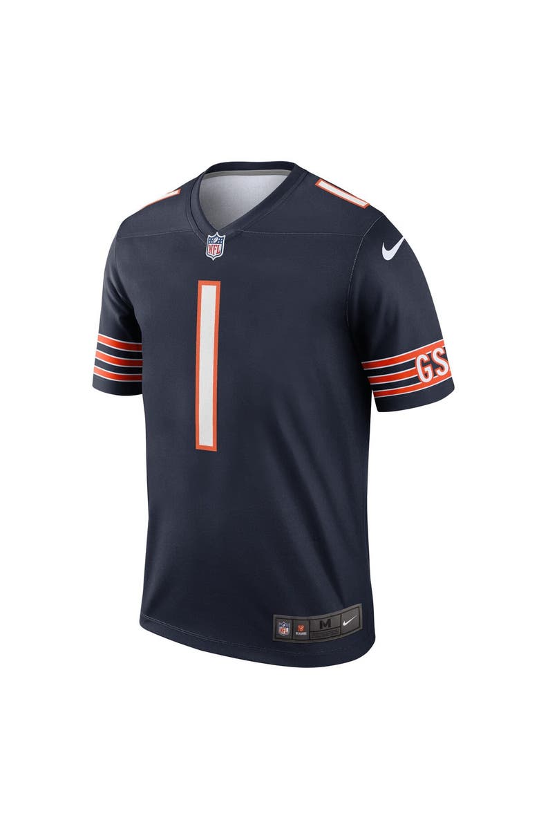 Nike Men's Nike Justin Fields Navy Chicago Bears Legend Jersey, Alternate, color, 