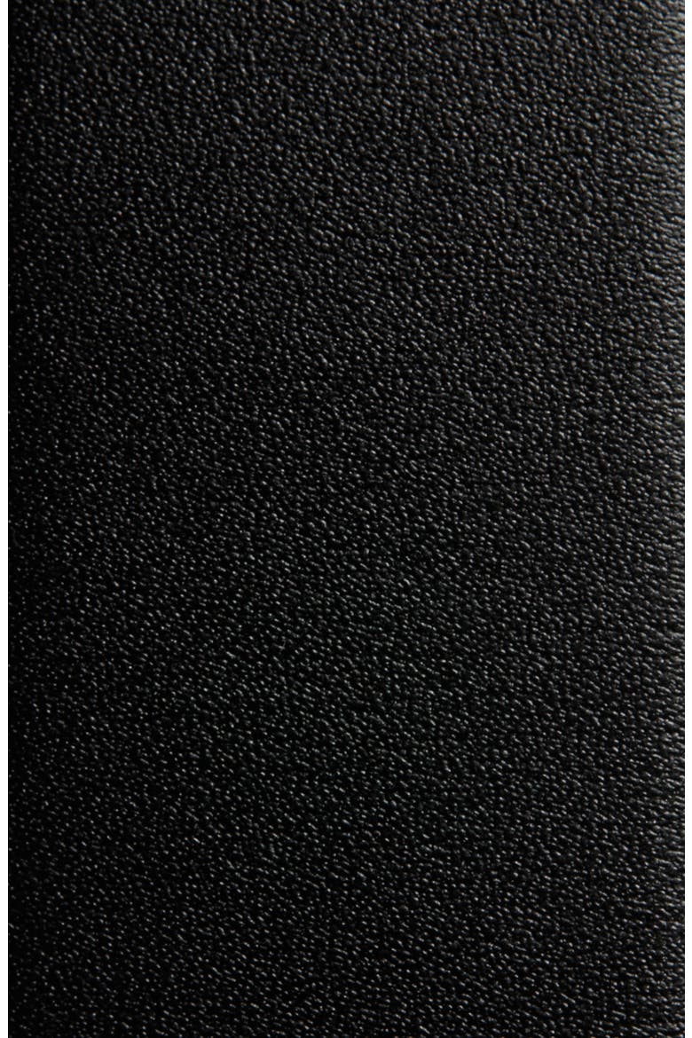 VLOGO Buckle Leather Belt, Alternate, color, BLACK