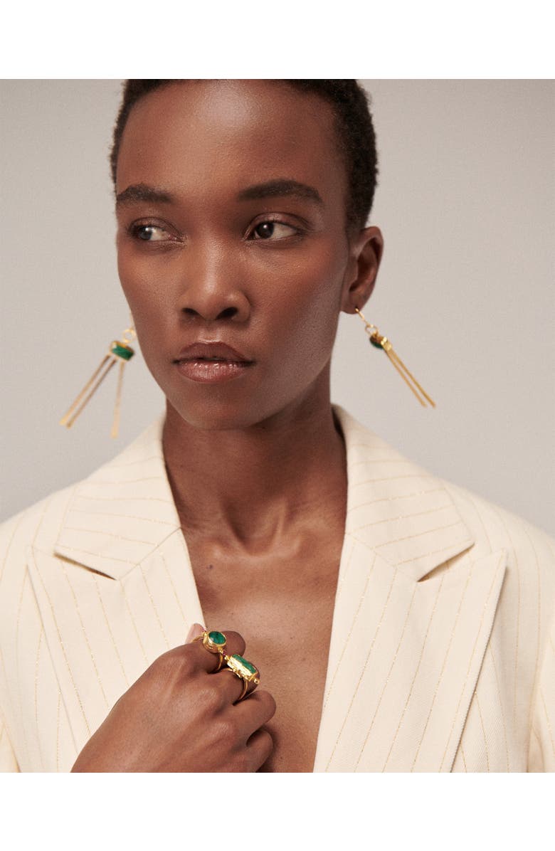 Ottoman Hands Yasmin Drop Earrings, Alternate, color, 