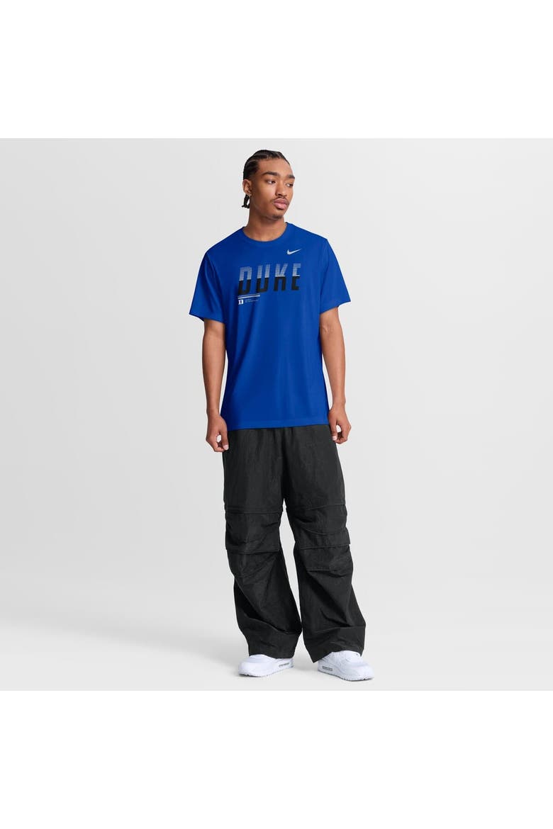 Men's Nike Royal Duke Blue Devils Sideline Legend Dri-FIT T-Shirt, Alternate, color, Royal