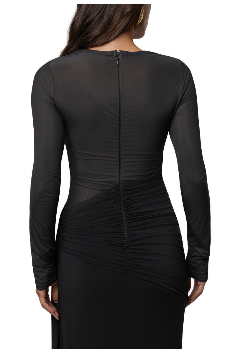 JLUXLABEL Halo Hour Maxi Dress, Alternate, color, Black