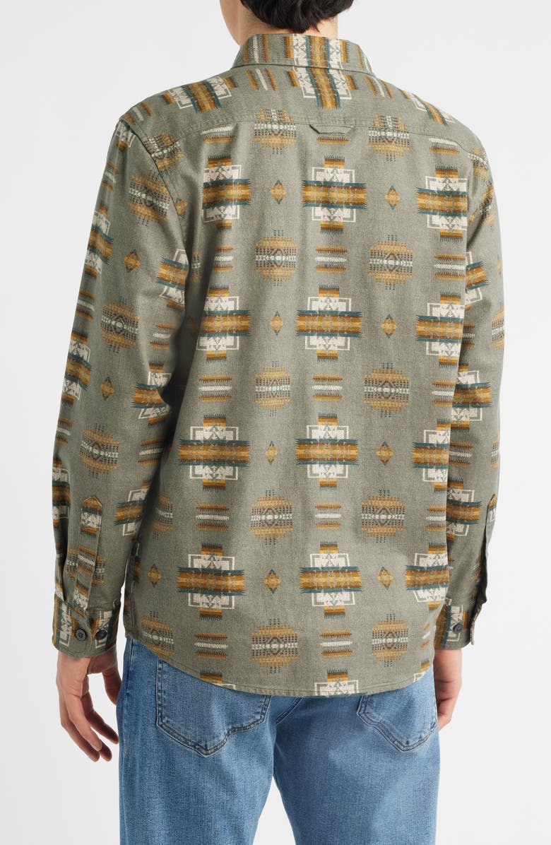Pendleton Tanner Twill Button-Up Shirt, Alternate, color, Chief Joseph Stone
