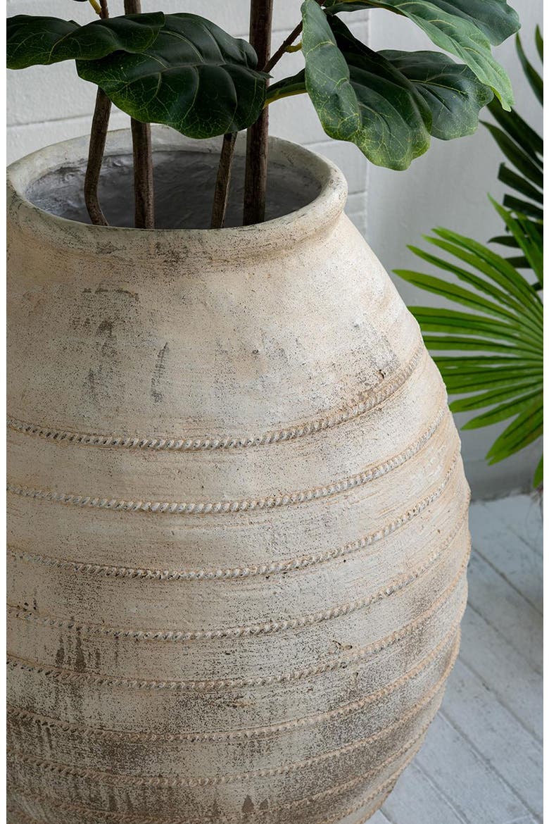Magnesium Flower Pot, Alternate, color, WHITE