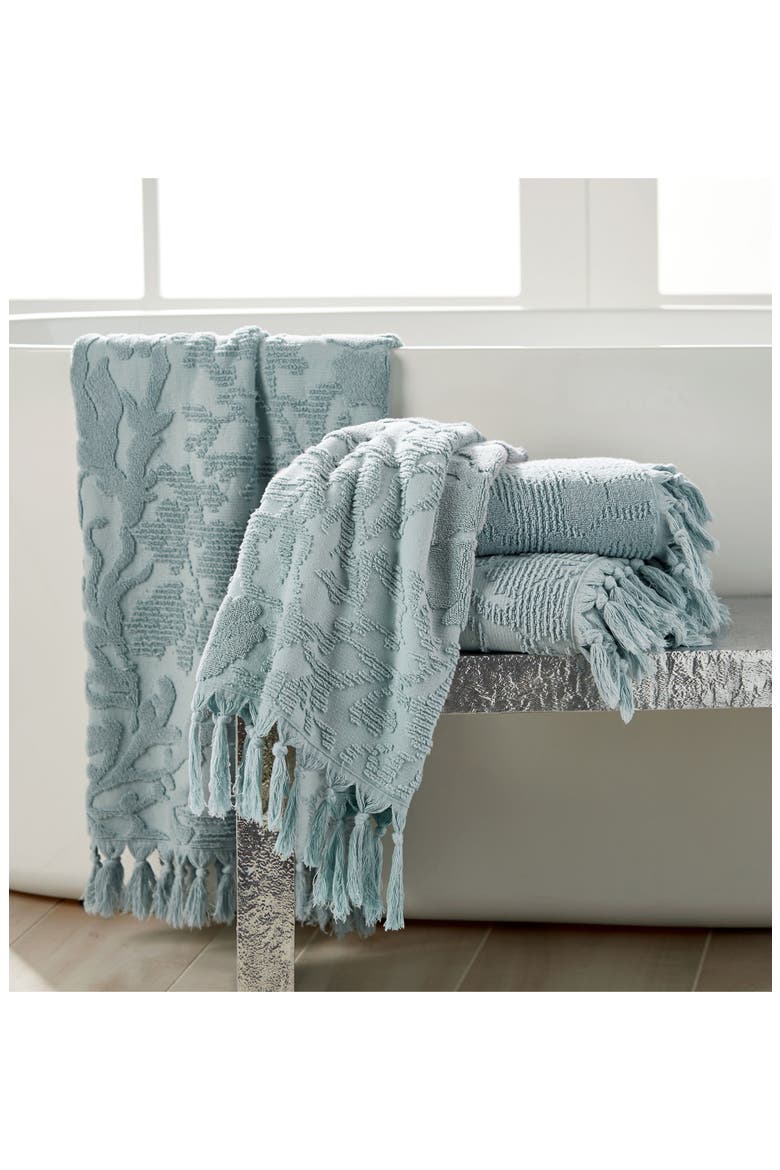 Ocean Reef Hand Towel, Alternate, color, SEAFOAM