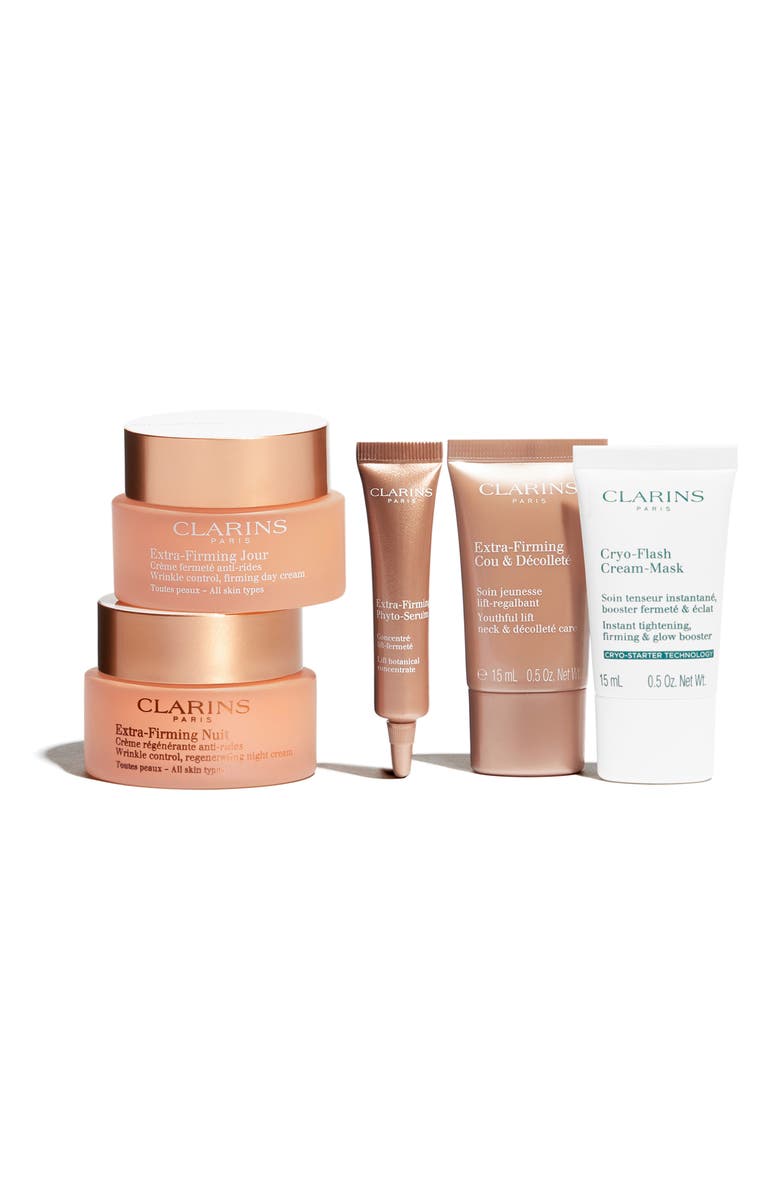 Clarins Extra-Firming & Smoothing Luxury Skin Care Set (Limited Edition) $260 Value, Alternate, color, 