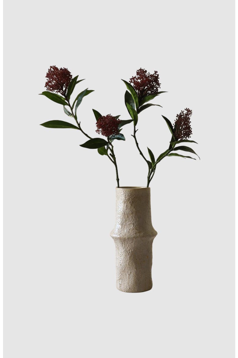 Purple Skimmia Berry Branch, Alternate, color, Purple