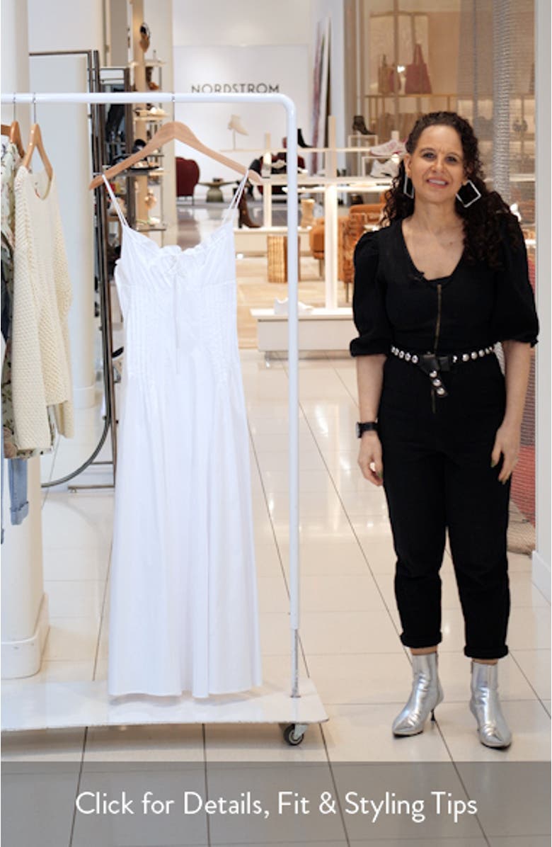 Margi Pintuck Sleeveless Maxi Dress, sales video thumbnail