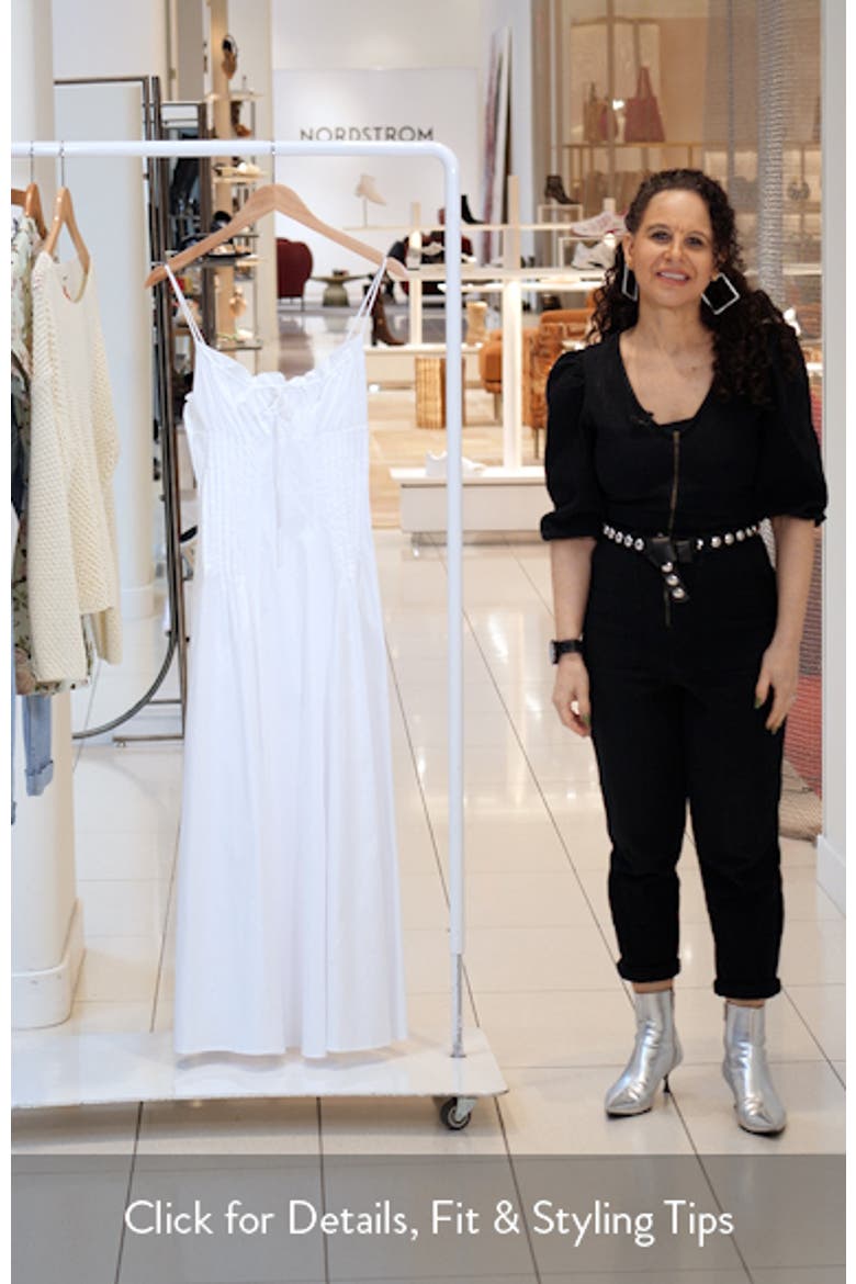 Margi Pintuck Sleeveless Maxi Dress video
