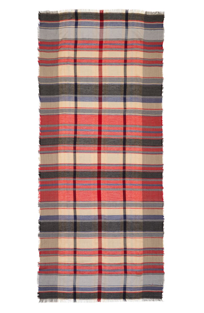 BP. Plaid Oblong Scarf, Alternate, color, 