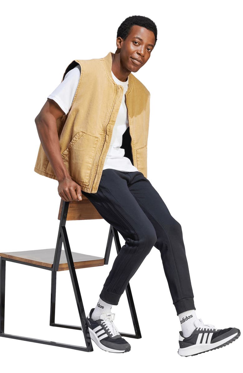 adidas Essentials Fleece Tapered Joggers, Alternate, color,